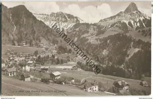 Les Avants et la Dent de Jaman - Foto-Ansichtskarte - Edition Jullien freres Geneve