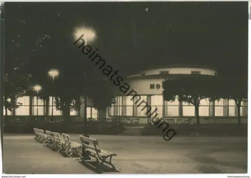 Bad Elster - HO-Kurcafe - Nacht - Verlag H. Sander Berlin 60er Jahre (E85965y)*