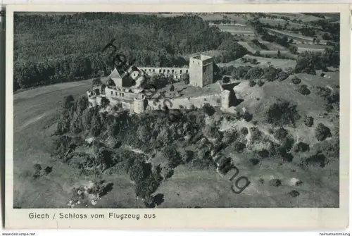 Giech - Schloss vom Flugzeug aus - Verlag Jos. Hospe Staffelstein