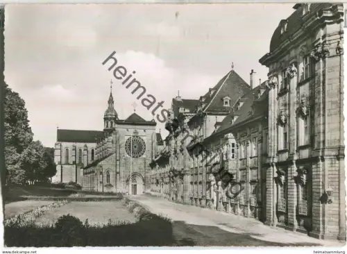 Ebrach - Abtei und Basilika - Foto-Ansichtskarte - Verlag Eugen Berger Ebrach - gel. 1958