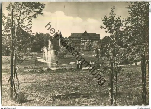 Oberhof - Im Kurpark - VEB Bild und Heimat Reichenbach 60er Jahre