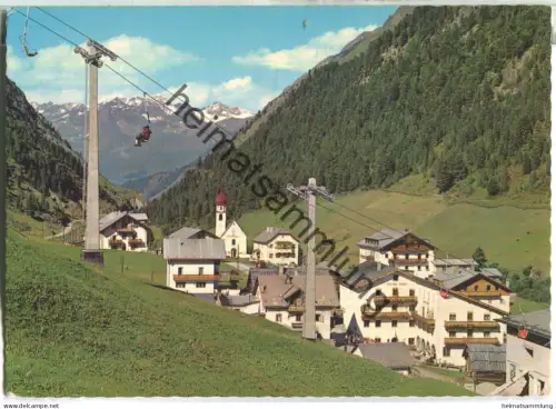Vent mit Doppelsesselbahn Wildspitze - Verlag Werner Lohmann Obergurgl