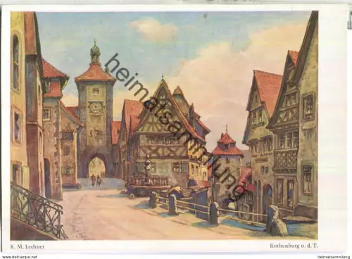 Rothenburg - K. M. Lechner - Wiechmann-Verlag Starnberg