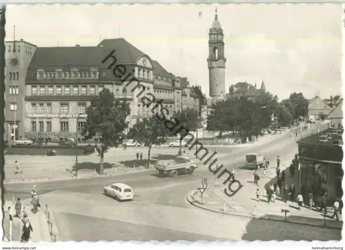 Bautzen - Platz der Roten Armee mit Reichenturm - Verlag E. Wagner Söhne Zittau - gel. 1966