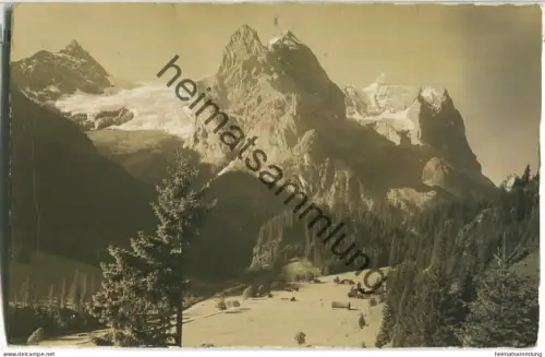 Rosenlaui - Gschwantenmaad - Foto-Ansichtskarte - Verlag E. Gyger Adelboden - gel. 1938