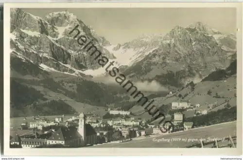 Engelberg gegen den Juchlipass - Foto-Ansichtskarte - Edition Photoglob Zürich