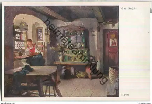 Gute Nachricht - F. Prölss - Verlag Münchner Kunst Nr. 3112