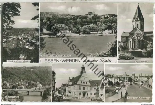 Essen-Werden an der Ruhr - Cramers Kunstanstalt Dortmund 50er Jahre