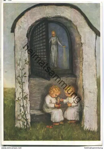 Der Himmelmutter Abendlicht  -Selbstverlag M. Spötl Schwarz Tirol Nr. 356 - gel. 1938