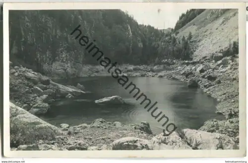 Crno jezero nad Komarco - Schwarzer See - Gletschersee in Montenegro - Foto-Ansichtskarte