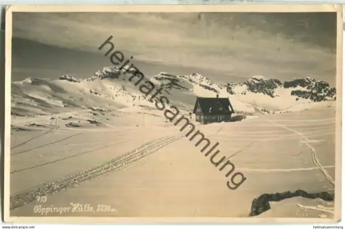 Göppinger Hütte - gel. 1933