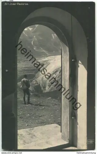 In der Pasterze - Foto-Ansichtskarte - Verlag H. Schildknecht Graz - Rückseite beschrieben 1929