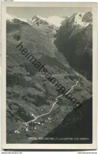 Heiligenblut mit Sonnblick - Foto-Ansichtskarte - Verlag Schildknecht Graz