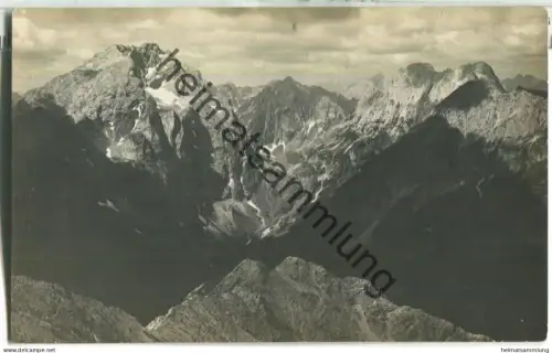 Kellerwand gegen Wolayergebiet - Foto-Ansichtskarte