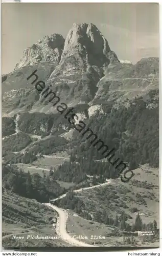 Neue Plöckenstrasse mit Cellon - Foto-Ansichtskarte - Verlag Franz Knollmüller Graz 1936