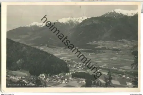 Möllbrücke - Foto-Ansichtskarte - Verlag Franz Schilcher Klagenfurt 1938 - gel. 1939