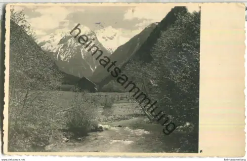 Im Kötschachtal bei Badgastein - Foto-Ansichtskarte - gel. 1935