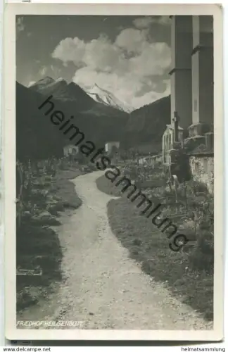 Heiligenblut - Friedhof - Foto-Ansichtskarte - gel. 1939