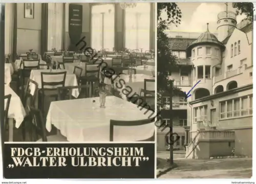 Koserow - FDGB-Erholungsheim Walter Ulbricht - VEB Bild und Heimat Reichenbach - gel. 1969