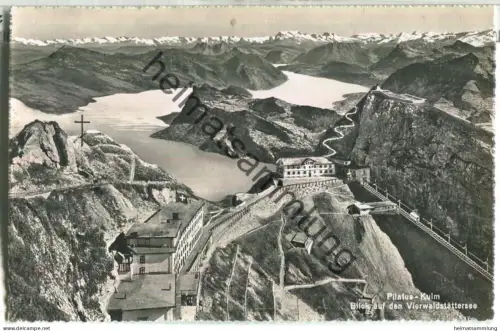 Pilatus Kulm - Blick auf den Vierwaldstättersee - Verlag Photoglob Wehrli AG Zürich