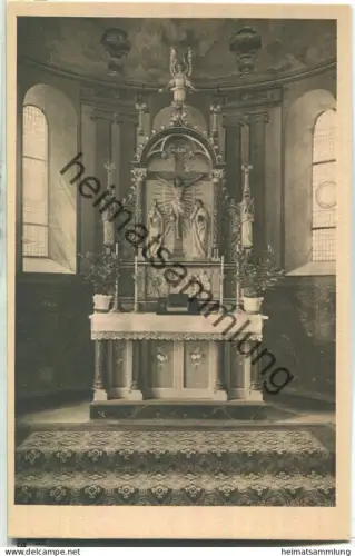 Oberstdorf - Altar in der protestantischen Kirche - Verlag J. Heimhuber Sonthofen 30er Jahre