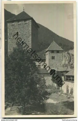 Merano - Cortile nel Castello Tirolo - Foto-Ansichtskarte - Verlag Leo Baehrendt Merano 1929