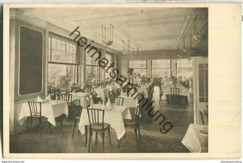 Lugano - Adler Hotel und Erika Schweizerhof 1930 - Neuer Speisesaal - Verlag Deyhle GmbH Stuttgart