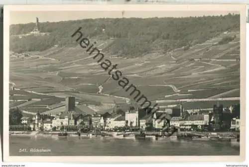 Rüdesheim - Foto-Ansichtskarte - Verlag Hoursch & Bechstedt Köln