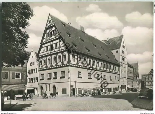 Nördlingen - Brot- und Tanzhaus - Foto-Ansichtskarte - Verlag Photohaus Hirsch Nördlingen