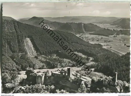 Dahn - Burgruine Alt- und Grafendahn - Foto-Ansichtskarte - Verlag J. Guttenbacher Dahn 50er Jahre