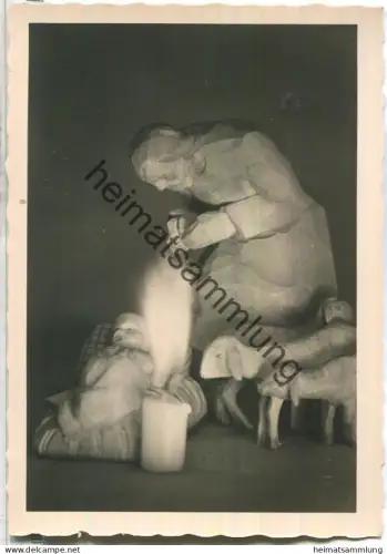 Südtiroler Weihnachtskarte - Schnitzkunst - Phot. Wolfram Knoll - Verlag J. F. Amonn Bolzano