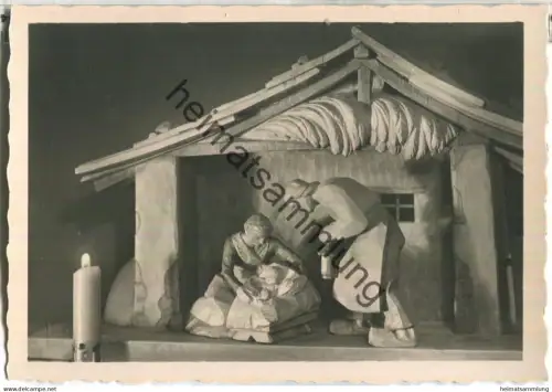 Südtiroler Weihnachtskarte - Schnitzkunst - Phot. Wolfram Knoll - Verlag J. F. Amonn Bolzano