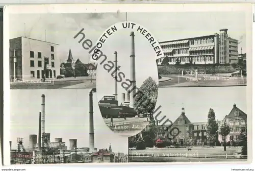 Heerlen - Oranje Nassau mijn - Gemeentehuis - lange Jan - Uitg. Kape Heerlen - gel. 1960