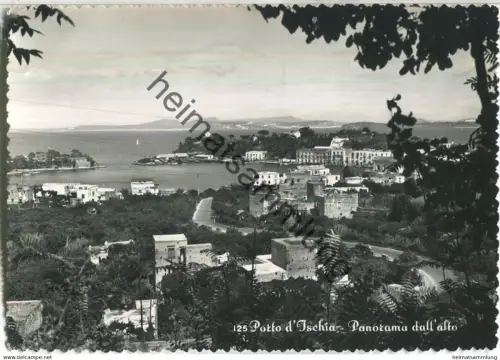 Porto d' Ischia - Pannorama dall' alto - Foto-Ansichtskarte