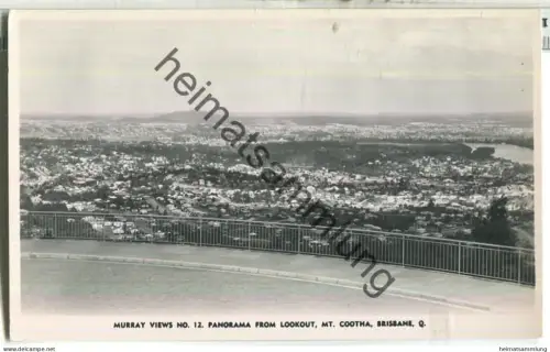 Brisbane - Panorama from lookout Mt. Cootha - Foto-Ansichtskarte