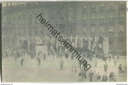 Berlin - Olympiade - vor dem Schloss - Foto-Ansichtskarte 1936