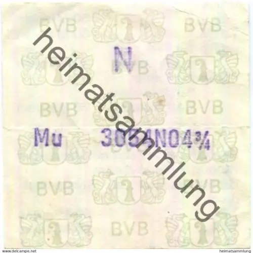 Schweiz - BVB Basel - Billet - Fahrschein