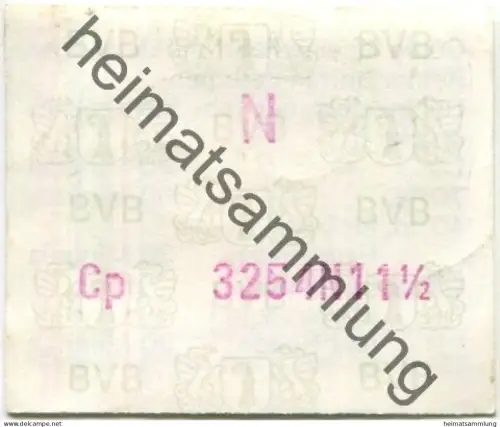 Schweiz - BVB Basel - Billet - Fahrschein