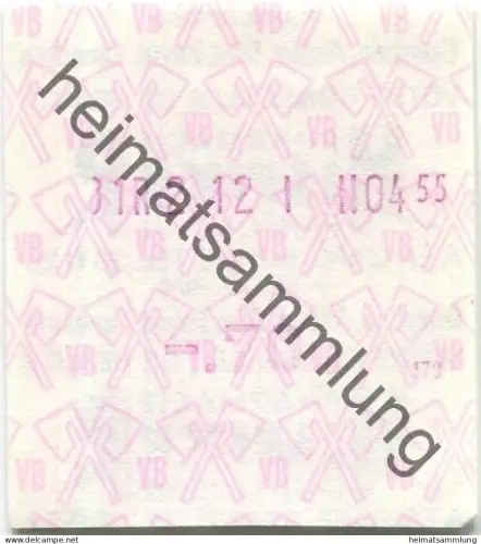 Schweiz - VB Biel-Bienne - Fahrschein