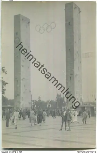 Berlin - Reichssportfeld - Osttor 1936 - Foto-Ansichtskarte