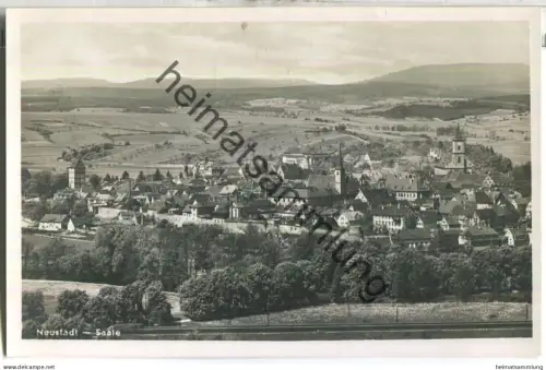 Neustadt - Saale - Blick von der Salzburg - Verlag W. Guck Neustadt 30er Jahre
