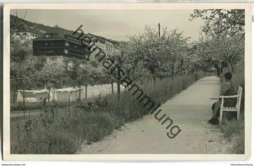Bad Mergentheim - Sanatorium Taubertal - Foto-Ansichtskarte - Fotohaus Löhr Bad Mergentheim - gel. 1936
