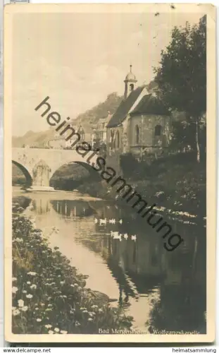 Bad Mergentheim - Wolfgangskapelle - Foto-Ansichtskarte - Fotohaus Löhr Bad Mergentheim - gel. 1936