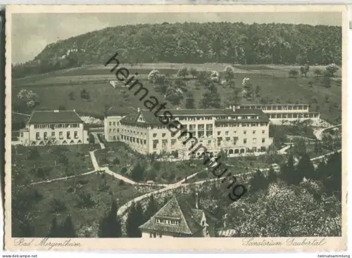 Bad Mergentheim - Sanatorium Taubertal - Verlag Hans Kling Bad Mergentheim - gel. 1936