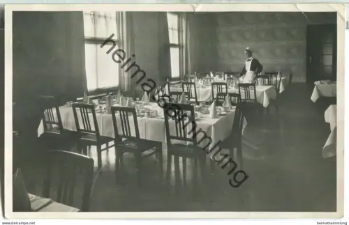 Bad Mergentheim - Sanatorium Taubertal - Empfangshalle - Foto-Ansichtskarte - Fotohaus Löhr Bad Mergentheim - gel. 1936