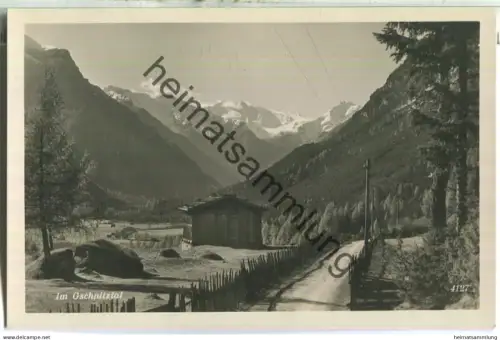 Im Gschnitztal - Foto-Ansichtskarte - Verlag Chizzali Innsbruck 30er Jahre