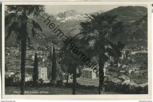 Bolzano - Gries - Foto-Ansichtskarte - Editore Lor. Fränzl Bolzano 30er Jahre