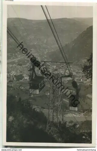 Bolzano - Funivia aerea M. Colle - Foto-Ansichtskarte - Edizione Lor. Fränzl Bolzano 30er Jahre