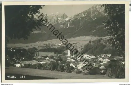 Mieders - Foto-Ansichtskarte - Verlag Adolf Künz Innsbruck 30er Jahre