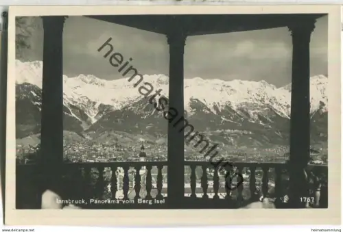 Innsbruck - Panorama vom Berg Isel - Foto-AK - Tirolerkunstverlag Innsbruck